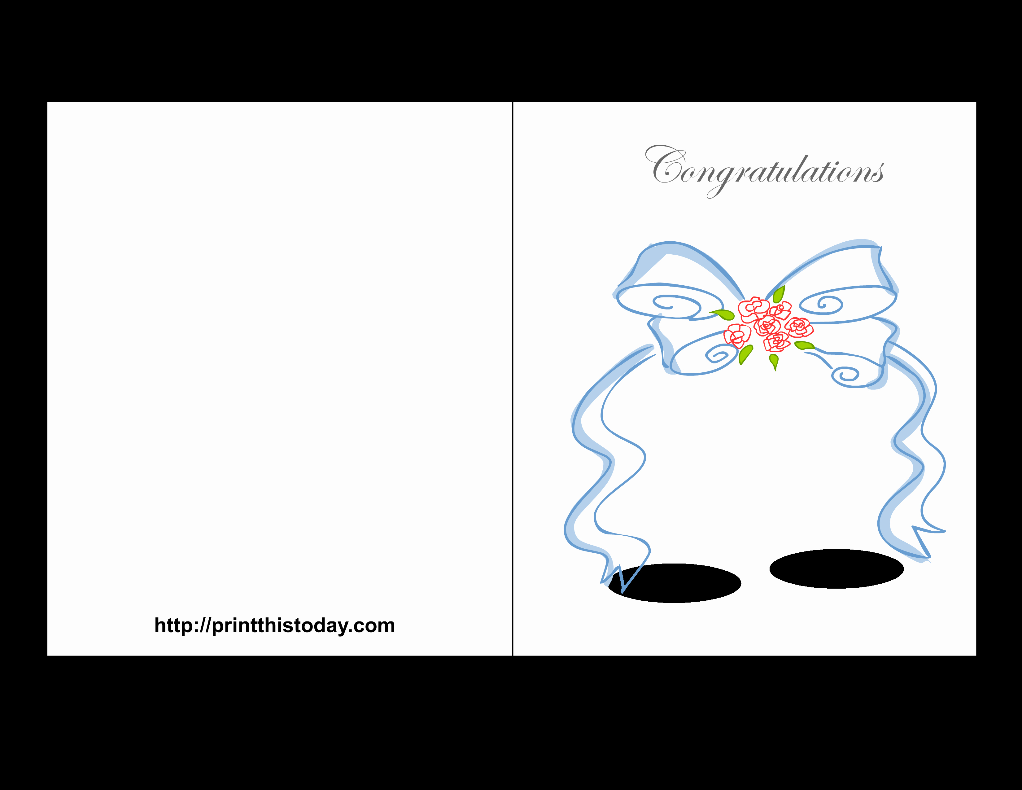 Free Printable Wedding Congratulations Cards