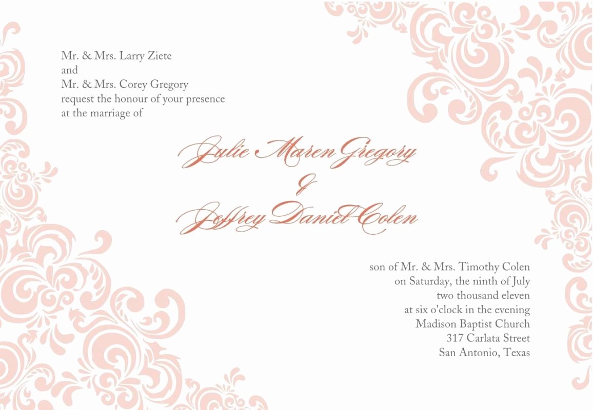 Free Printable Wedding Invitation Templates Download