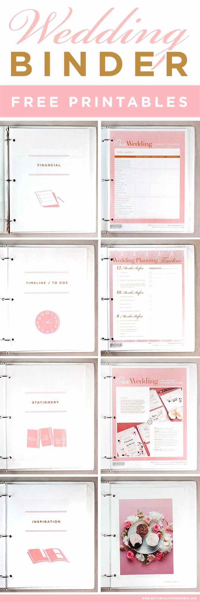 Free Printable Wedding Planner Templates