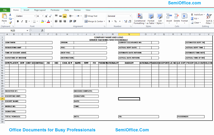 free printable work order template