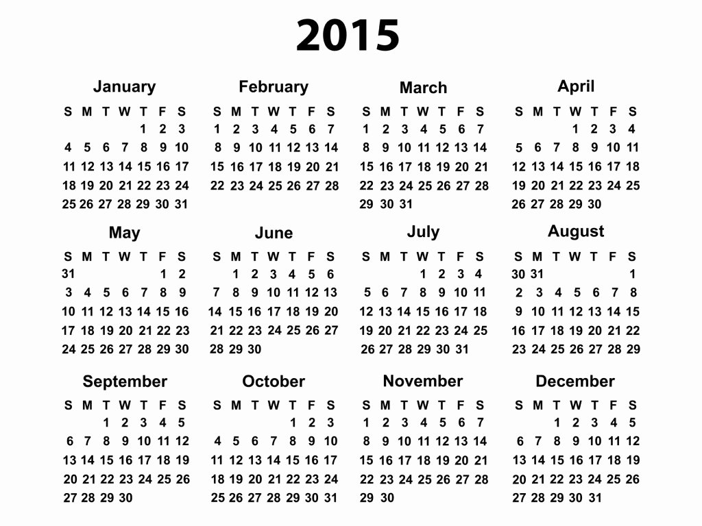 Free Printable Yearly Calendar 2015 – 2017 Printable Calendar