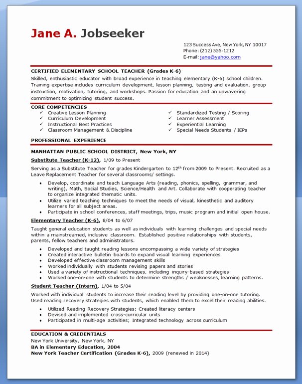 Free Professional Resume Templates Download