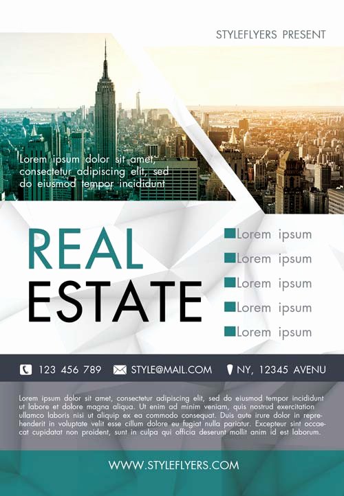 Free Real Estate Agency Flyer Template Download Flyer