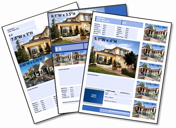 Free Real Estate Brochure Templates Luxury Home Fly and