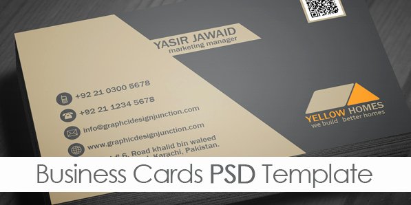 Free Real Estate Business Card Template Psd