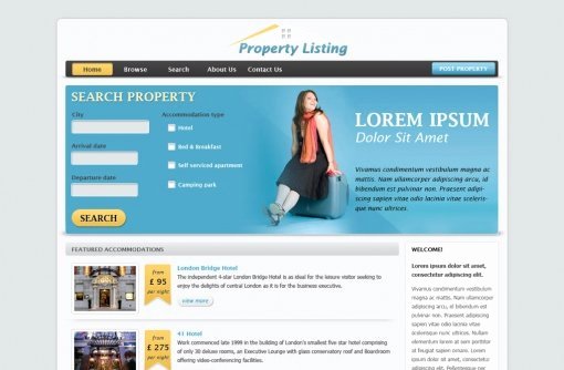 Free Real Estate Website Templates