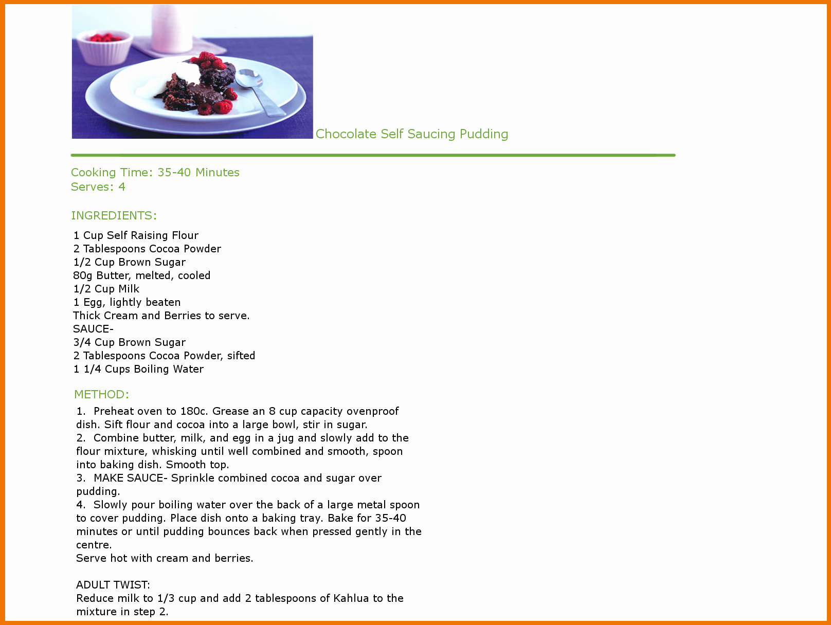 Free Recipe Card Templates for Microsoft Word