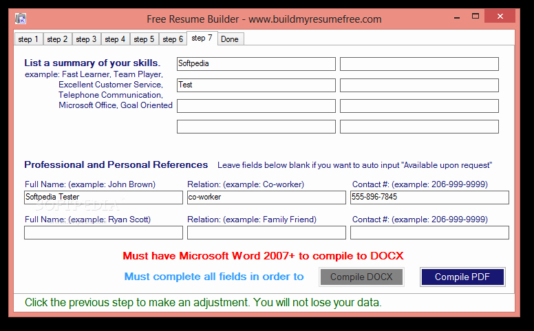 Free Resume Builder Download