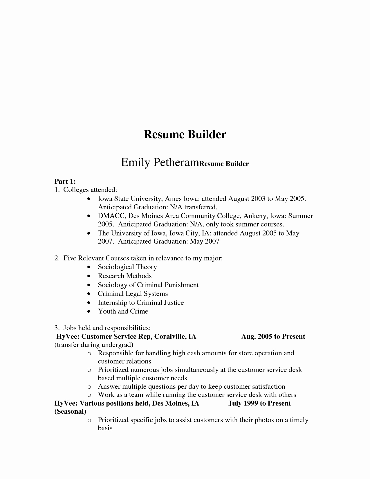 free resume builder online