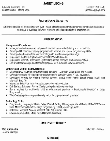 Free Resume Builder Resume Cv