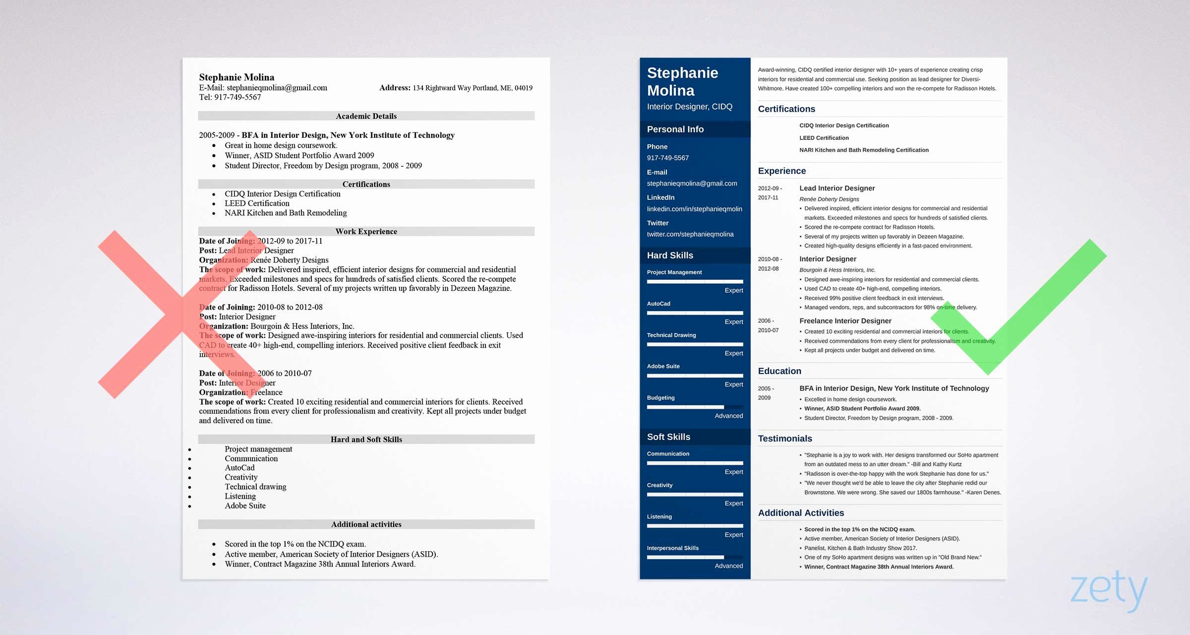 Free Resume Templates 18 Downloadable Resume Templates to Use