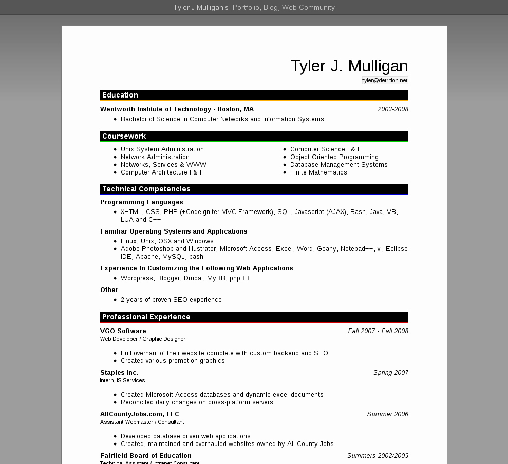 free resume templates s