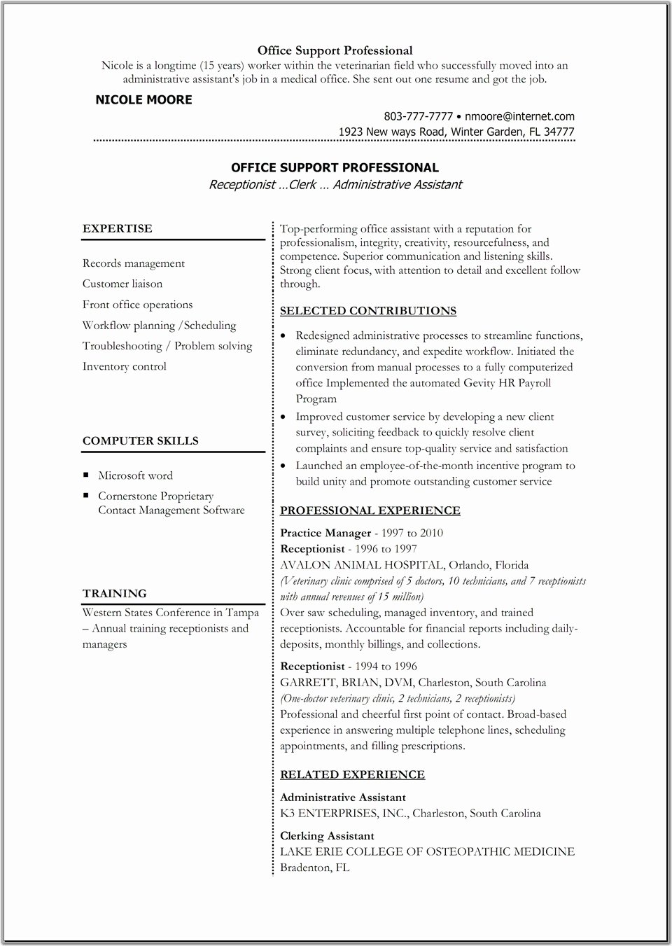 resume template download microsoft word