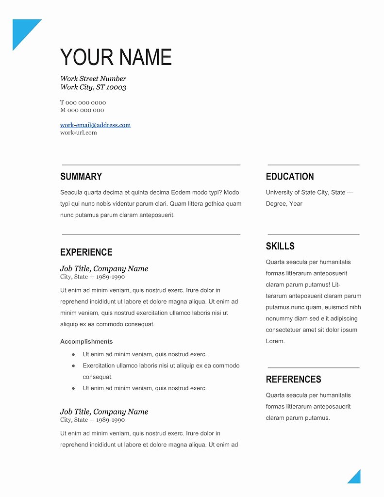 free resume templates microsoft office