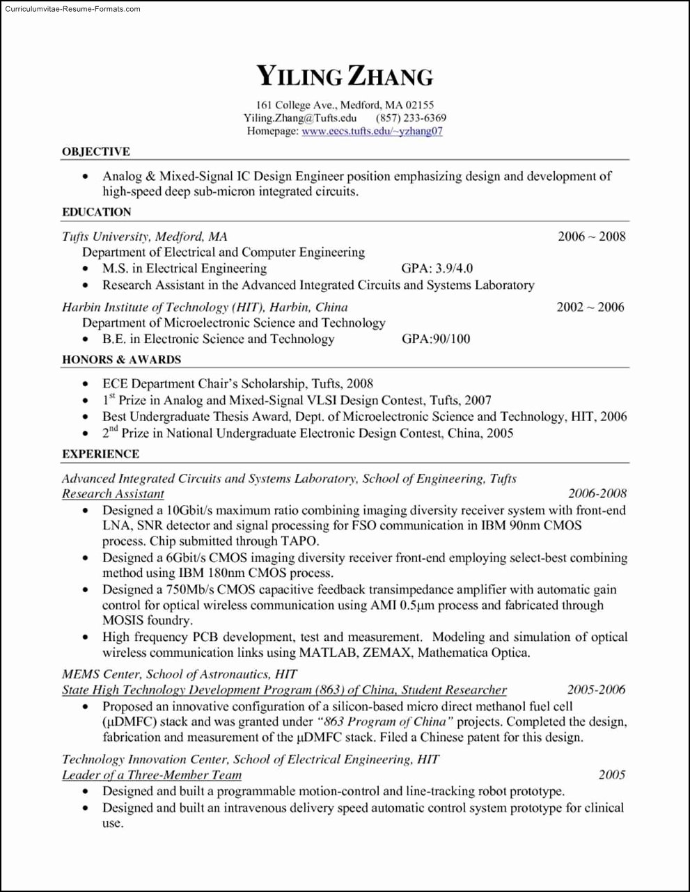 Resumes On Line Free Letter Example Template