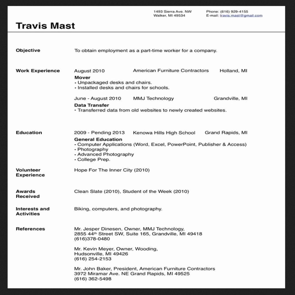 Free Resume Templates Word