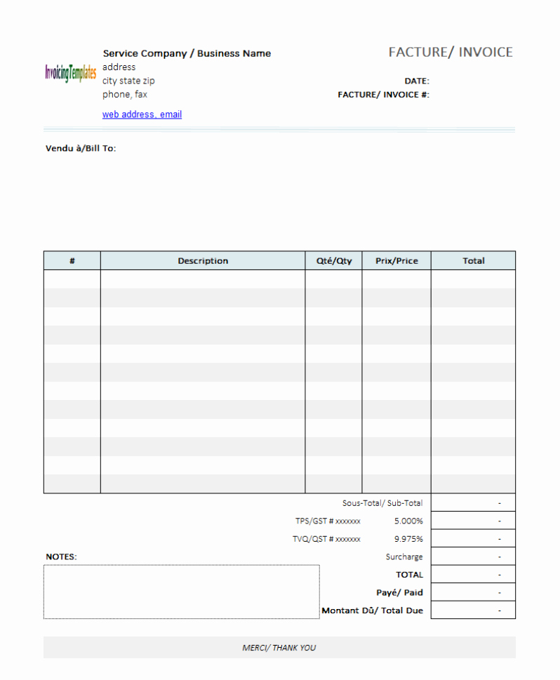 Free Service Invoice Template Mac 10 Results Found