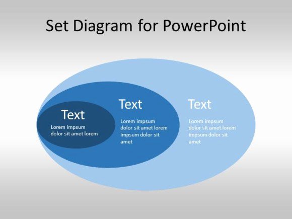 Free Set Diagram for Powerpoint Venn Diagram Template