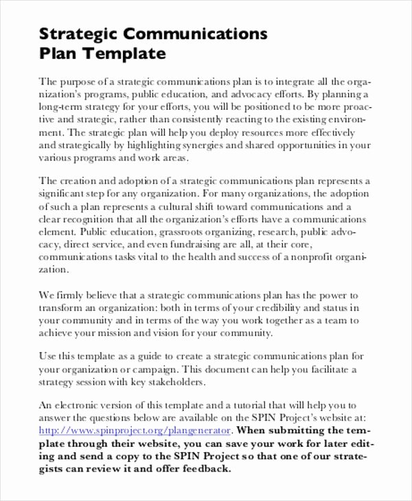Free Strategic Plan 45 Free Word Pdf Ppt format