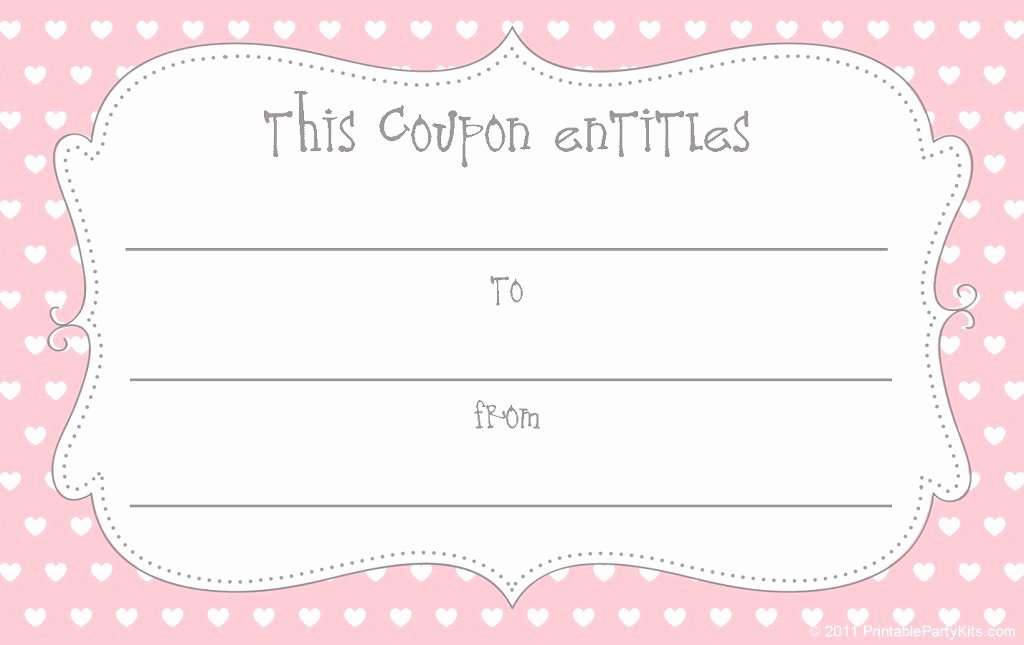 Free T Coupon Templates to Print Out – Early Play Templates