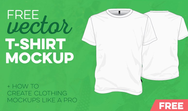 Free T Shirt Template Vector Mockup Vector File