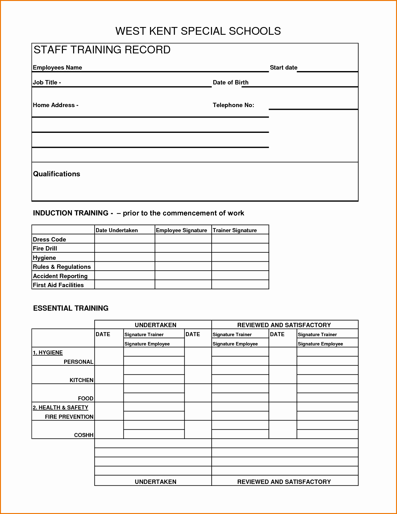 Free Training Manual Templates Portablegasgrillweber