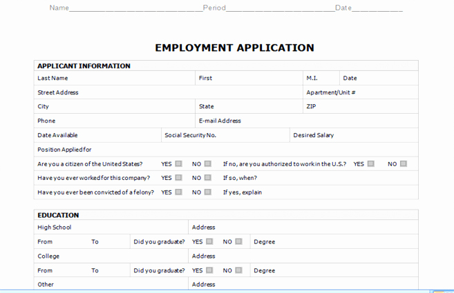 Free Truck Driver Application Template 1 Metal Spot Price