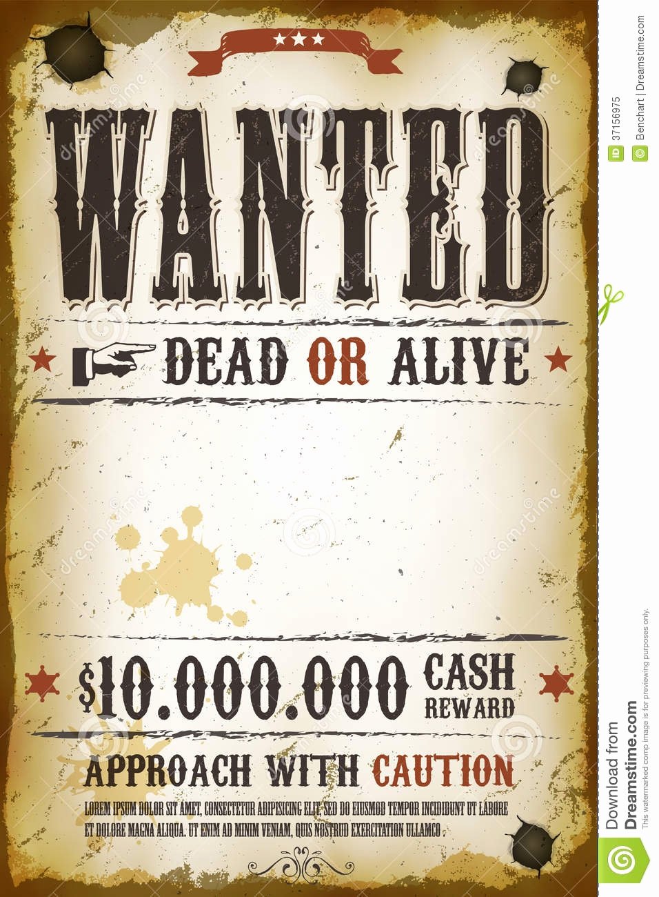 Free Wanted Poster Templates