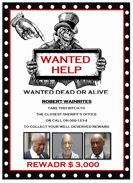 Free Wanted Poster Templates Printable Docs Microsof and