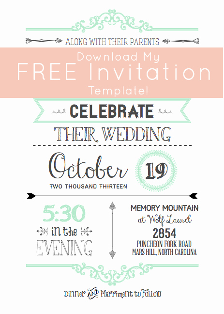 Free Wedding Invitation Templates