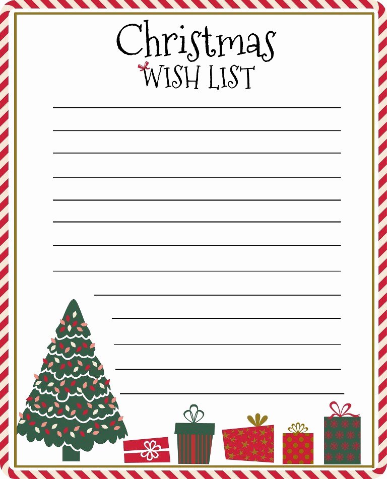 Free Wish List Printable for Easy Cyber Monday Shopping