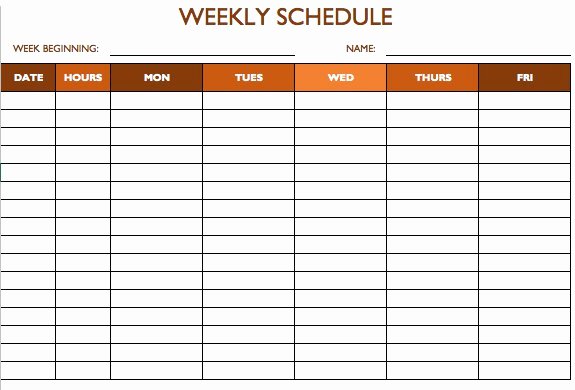 free work schedule templates word and excel