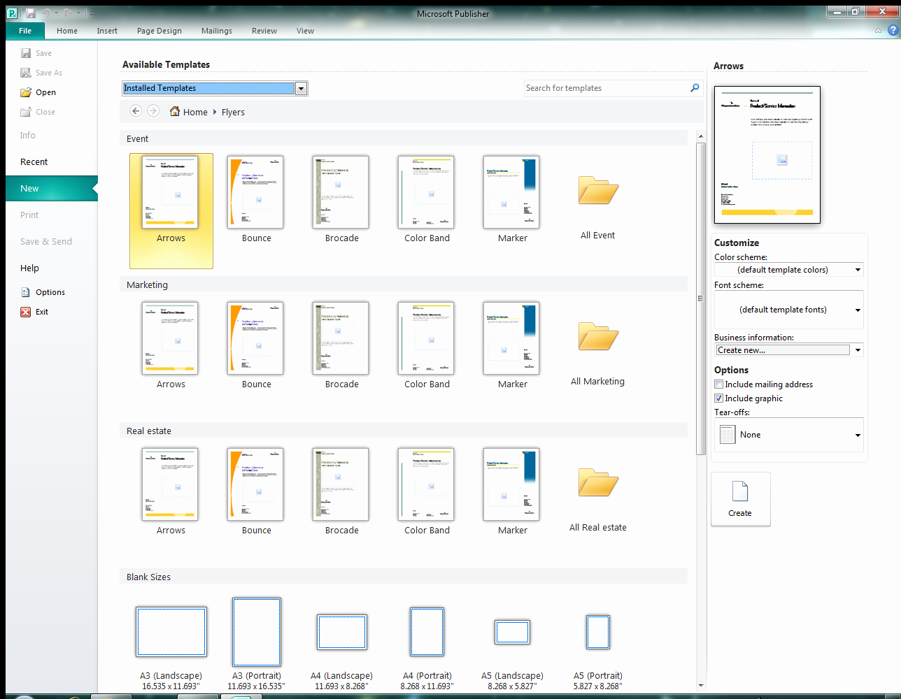 Ms Publisher Templates