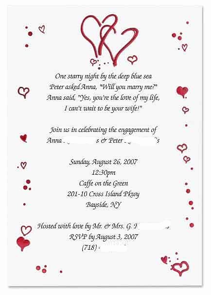 Fun Engagement Party Invitation Wording