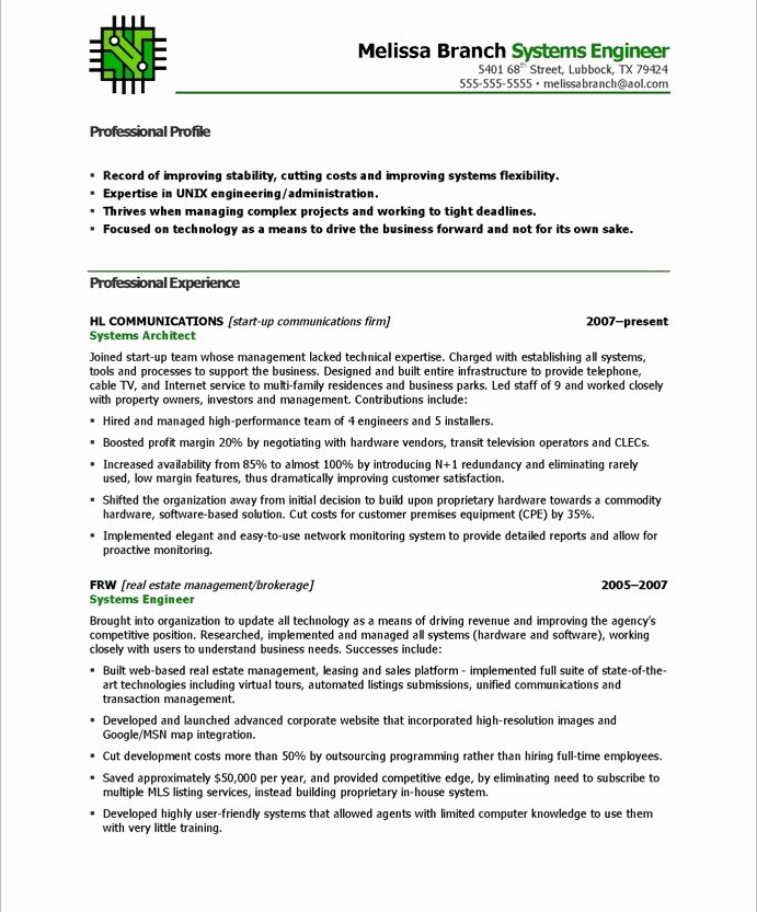 Functional Resume format for Mechanical Engineer