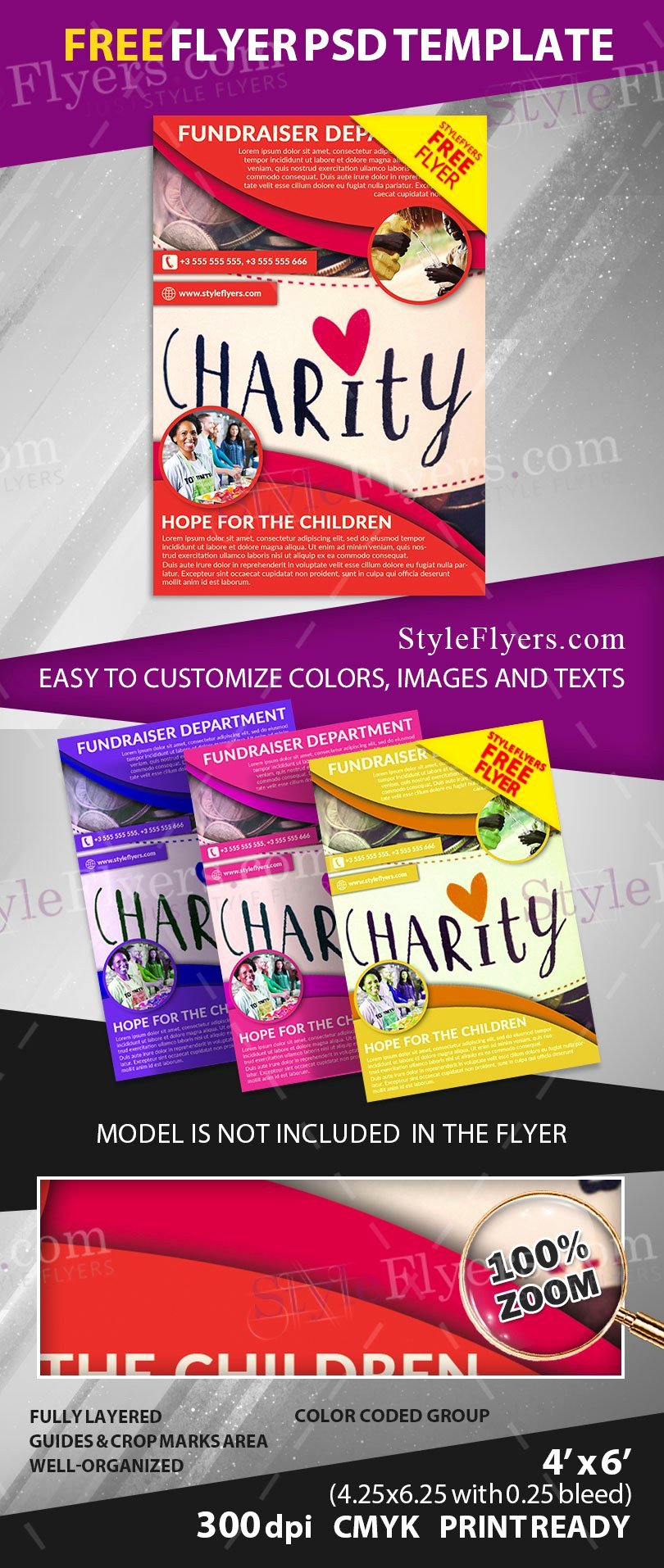 Fundraiser Free Psd Flyer Template Free Download