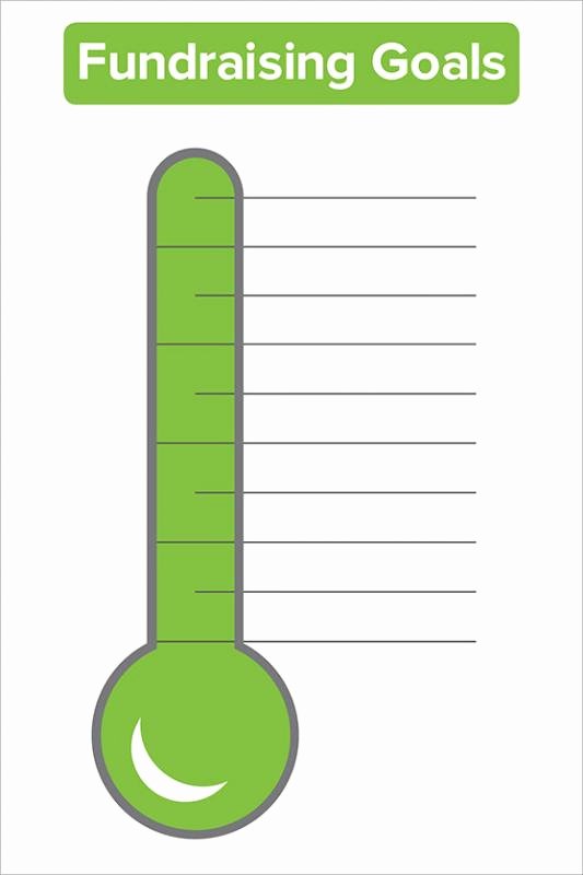 Fundraiser thermometer Templates