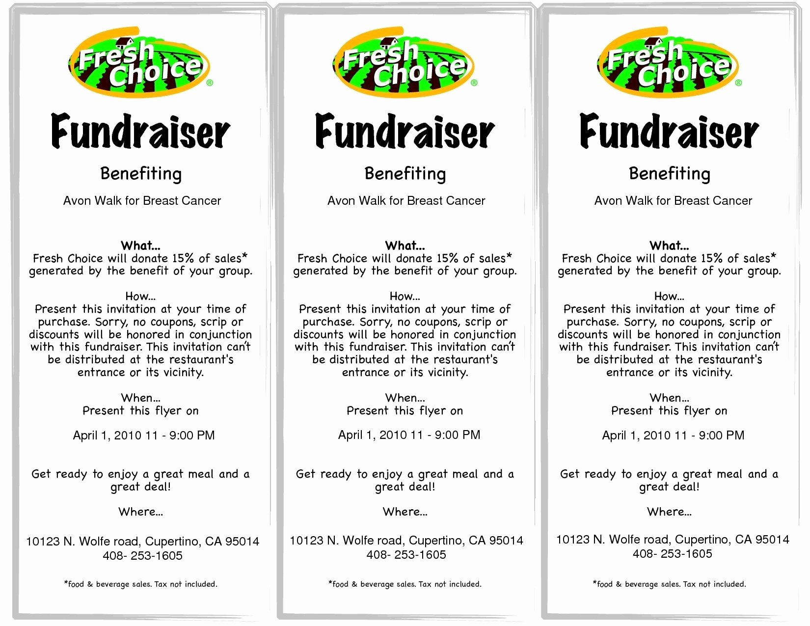 fundraising flyer template free used car sales invoice templ