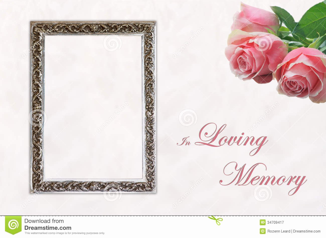 Funeral Eulogy Card Stock Image Image Of Celebration