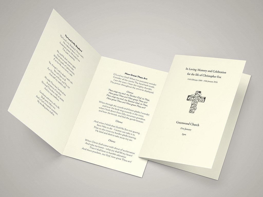 Funeral order Of Service Templates