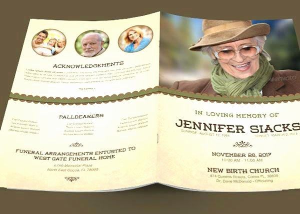 Funeral Program Template Indesign Awesome 46 Best Funeral