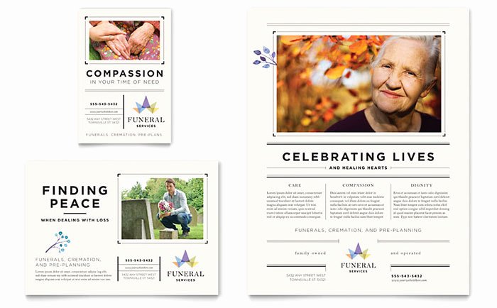 Funeral Services Flyer &amp; Ad Template Design