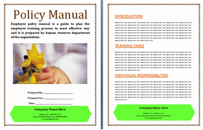 pany procedure manual