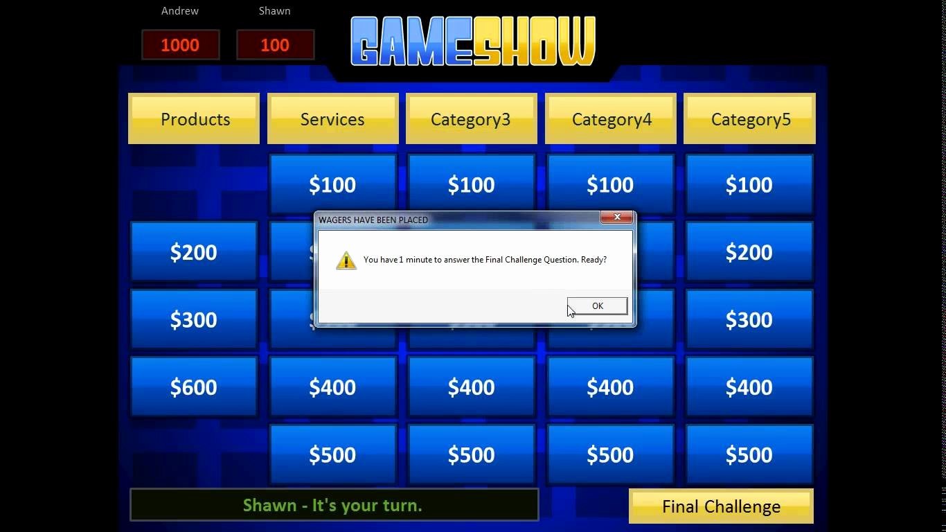 Game Show Templates Image Collections Professional