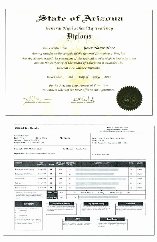 Ged Certificate Template Download 29 Ged Diploma Template