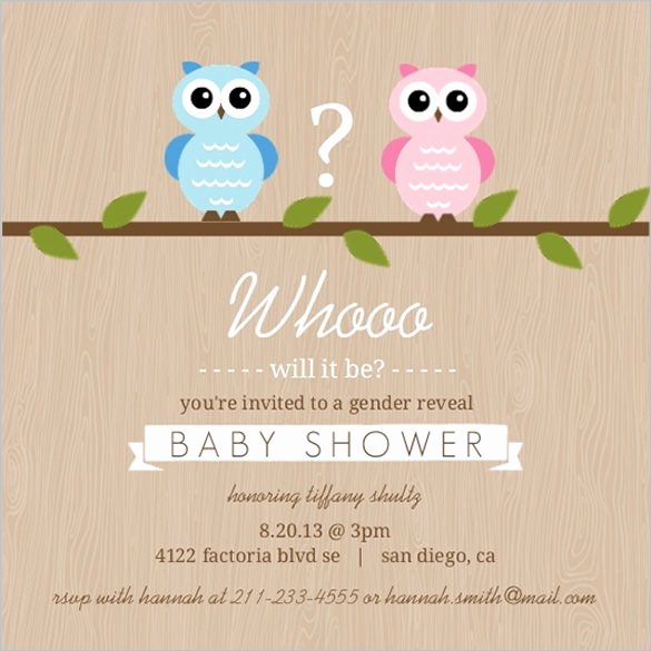 Gender Reveal Invitation Template – 34 Free Psd Eps