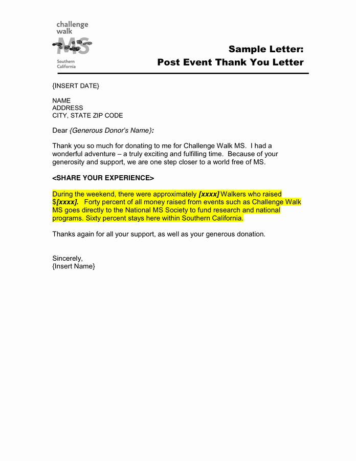 General Donation Request Letter In Word and Pdf formats