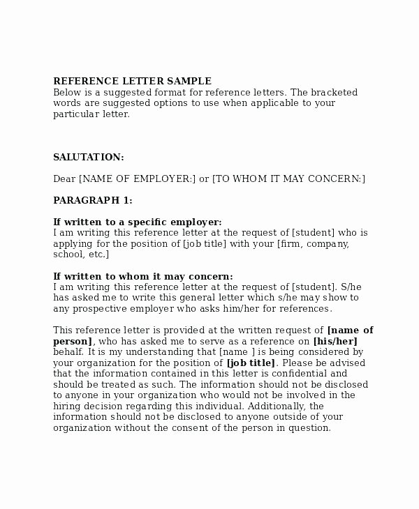 General Letter Re Mendation Sample Practitioner