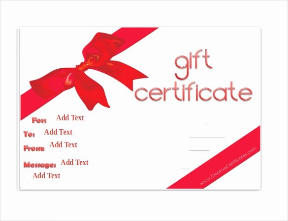 Gift Certificate Template – 34 Free Word Outlook Pdf