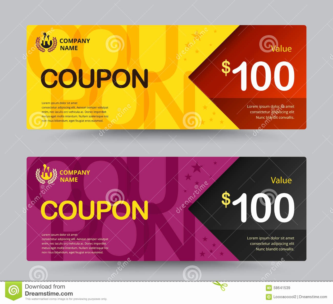 Gift Voucher Card Template Design for Special Time